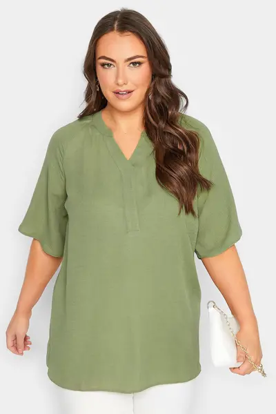 Image of Yours Blouse Green