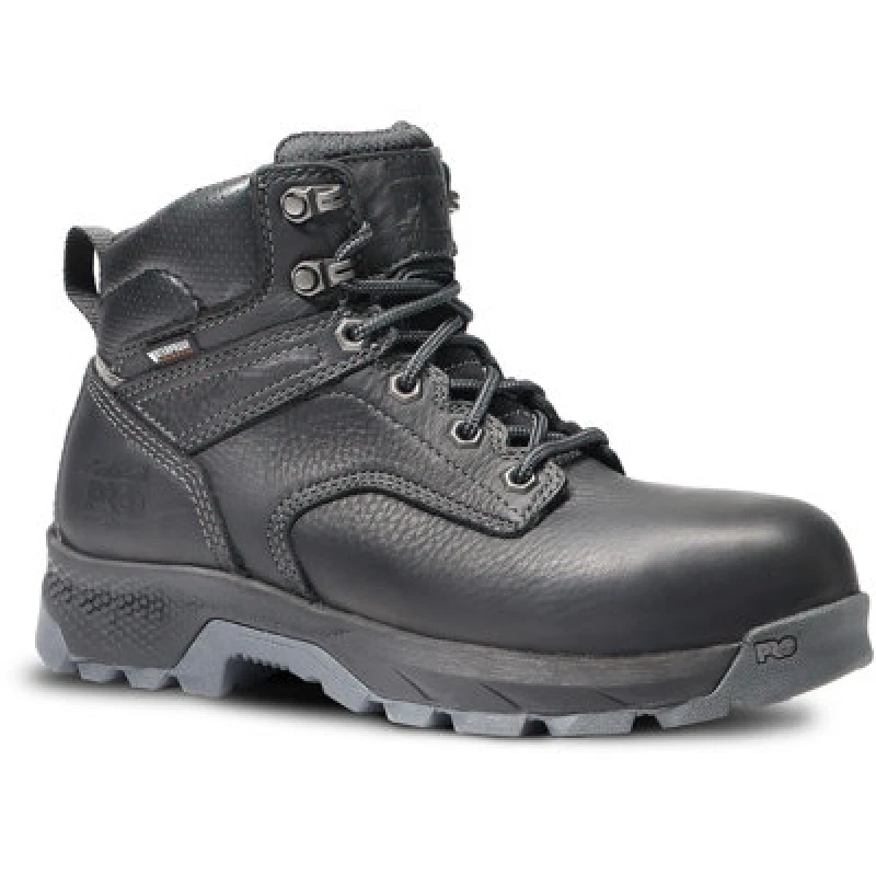Image of Timberland Pro Womens Titan 6" Safety Boot in Black Size: 4 Black Female 4