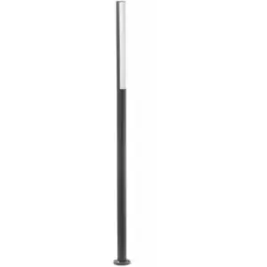 Image of 08-faro - Beret dark gray garden lamppost
