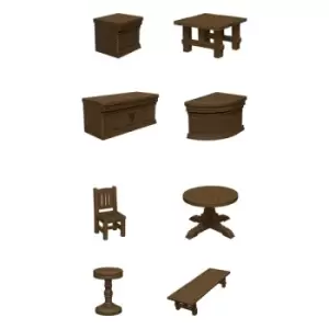 Image of D&D Icons of the Realms pre-painted Miniatures The Yawning Portal Inn - Bars & Tables