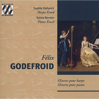 Image of Godefroid - Works for Piano, Works for Harp (Bernier, Hallynck) CD