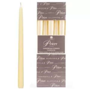 Image of Price's Candles Venetian 10" Candle Pack 10 Ivory