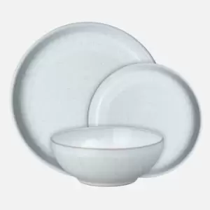 Image of Denby White Speckle Tableware Set - 12 pcs