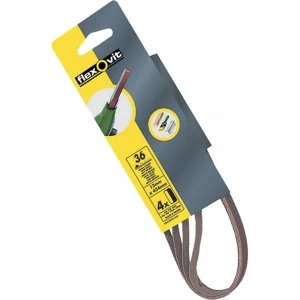 Image of Flexovit Powerfile Sanding Belts 13mm x 454mm 13mm x 454mm Assorted Pack of 6