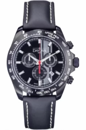Image of Mens Davosa Speedline TX Interchangeable Strap Set Chronograph Watch 16248855