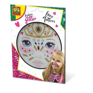 Image of SES CREATIVE Princess Fashion Temporary Glitter Face Tattoos