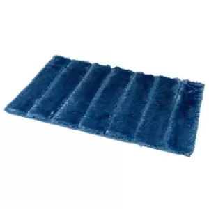 Image of Showerdrape Indulgence Bath Mat - Blue