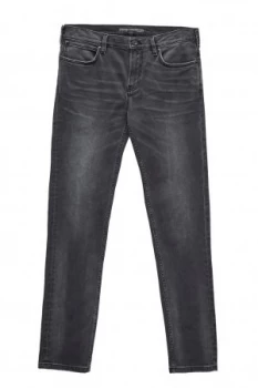Image of Mens French Connection 72 Denim Stretch Skinny Jeans Charcoal