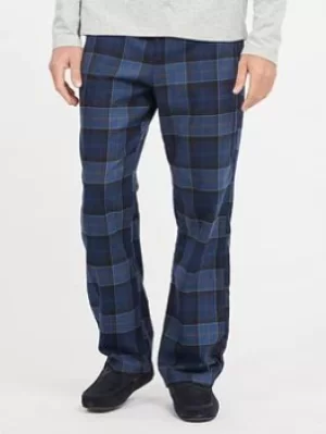 Image of Barbour Barbour Glenn Tartan Lounge Trouser, Navy Size M Men