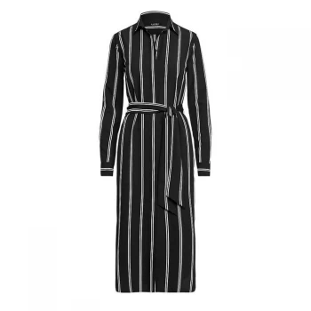 Image of Lauren by Ralph Lauren Rynetta Shirt Dress - Polo Black/Whit
