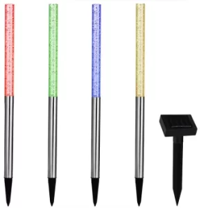 Image of Solar Light 4Pcs Multicoloured 48cm