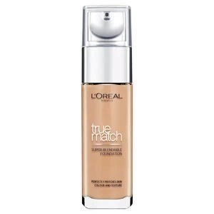 Image of LOreal Paris True Match Foundation 8W Golden Cappucino 30ml Brown