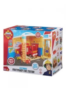 Image of Fireman Sam Fireman Sam Electronic Ponypandy Figure Station Playset