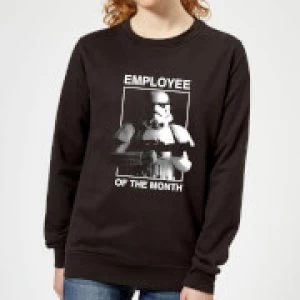 Image of Star Wars Employee Of The Month Womens Sweatshirt - Black - S