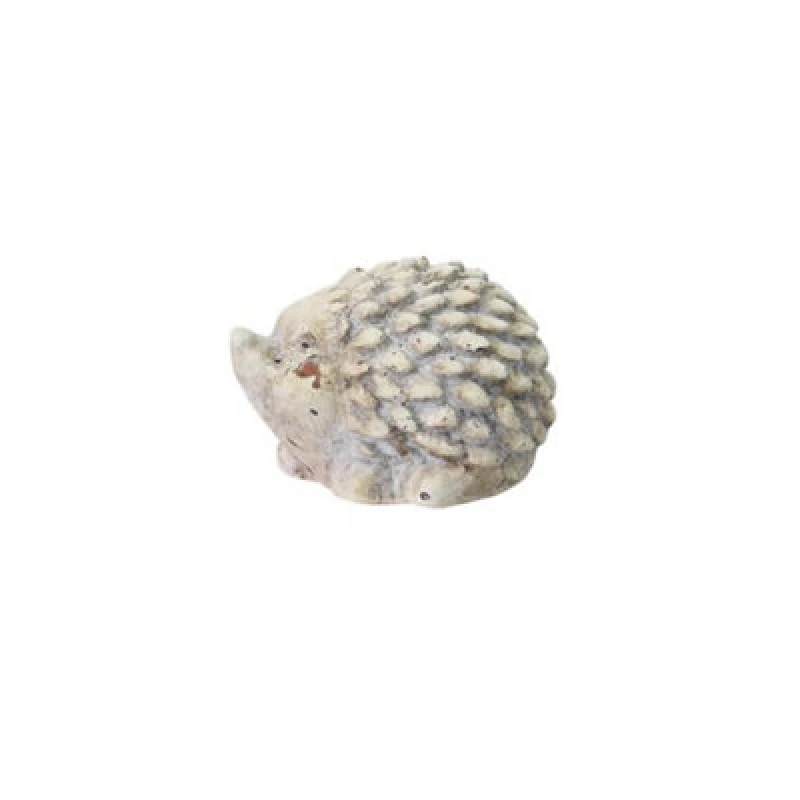 Image of Minster Hedgehog Ornament - L10 X W8 X H7cm - Cream Cement