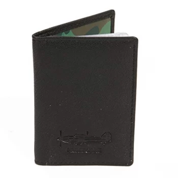 Image of Military Heritage Leather Card Wallet - Hurricane