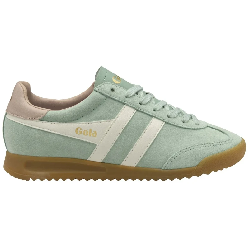 Image of Gola Lace-up suede trainers For Her Gola Torpedo Bleu Female 40