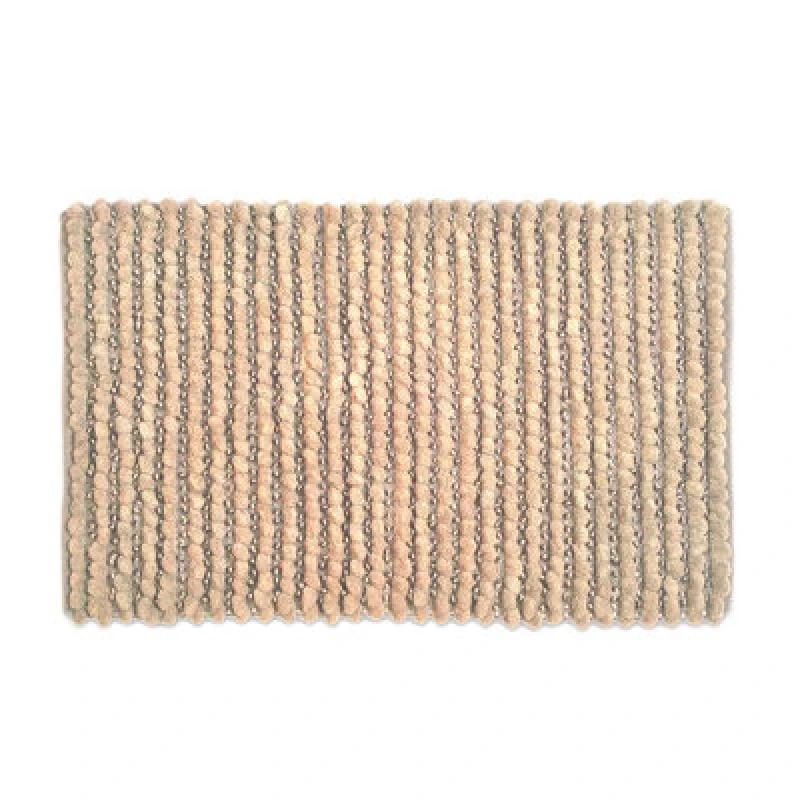 Image of Allure Bath Fashions Sparkle Chunky Bobble Non Slip Bath Mat - Beige