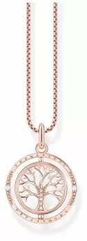 Image of Thomas Sabo KE2148-416-14-L45V Rose Gold Plated Circular Jewellery