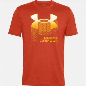 Image of Urban Armor Gear Big Logo T Shirt Mens - Orange