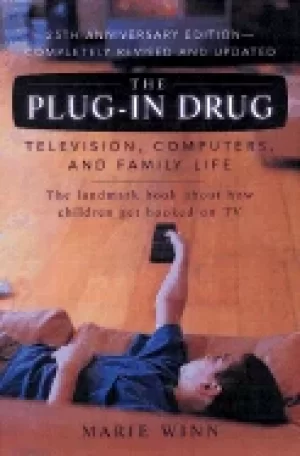 Image of plug in drug television computers and family life