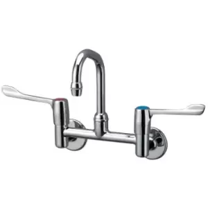 Image of Armitage Shanks Markwik Kitchen Sink Mixer Tap Wall Mounted - Chrome