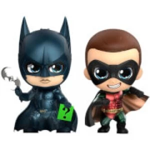 Image of Hot Toys Batman Forever Cosbaby Mini Figures 2-Pack Batman & Robin 11 cm