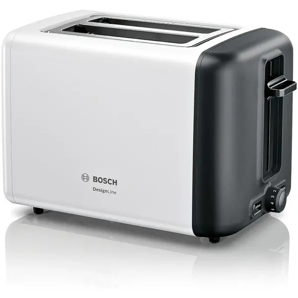 Image of Bosch DesignLine TAT3P421GB 2 Slice Toaster