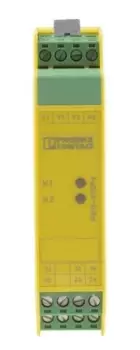 Image of Phoenix Contact 24 V dc Safety Relay - Single Channel With 3 Safety Contacts