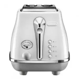 Image of DeLonghi Icona Capitals CTOC 2103.W 2 Slice Toaster