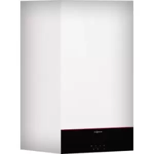 Image of Viessmann Vitodens 100-W Combi Boiler 35kW in White Steel