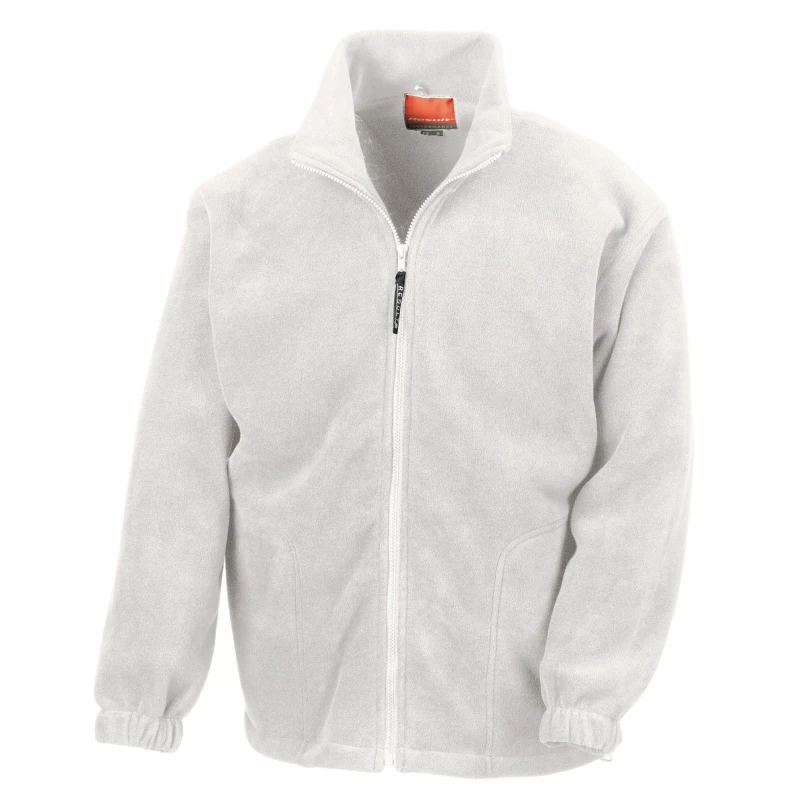 Image of Result Result Men Polartherm Fleece Jacket in White Size: X-Small White XS Male 5063527289940
