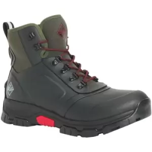 Image of Muck Boots Mens Apex Wellington Boots (7 UK) (Black/Dark Green) - Black/Dark Green