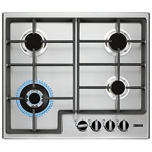 Image of Zanussi ZGNN645X 4 Burner Gas Hob