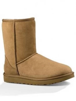 Image of UGG Classic Short II Boots, Chestnut, Size 4, Women