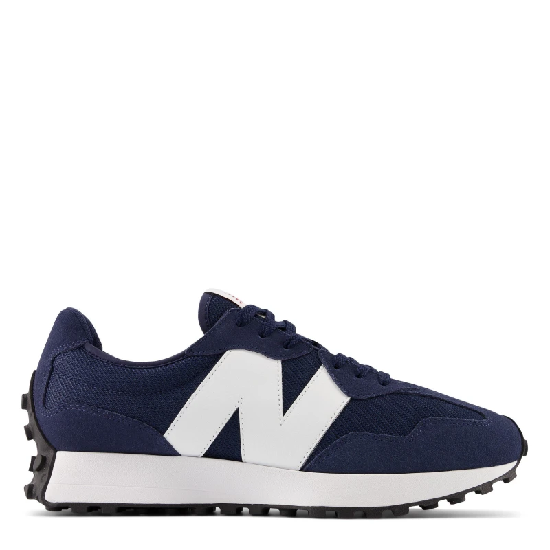 Image of New Balance Natural Indigo With White 327 Trainers Navy Male 11 199486UK