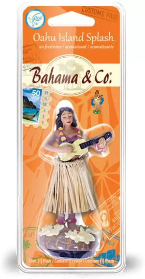 Image of Bahama Hula Girl Oahu Island Splash Air Freshener