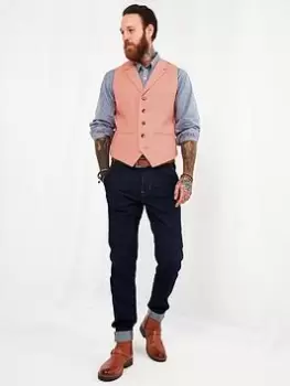 Image of Joe Browns Full Of Fun Waistcoat - Red, Size 42, Men