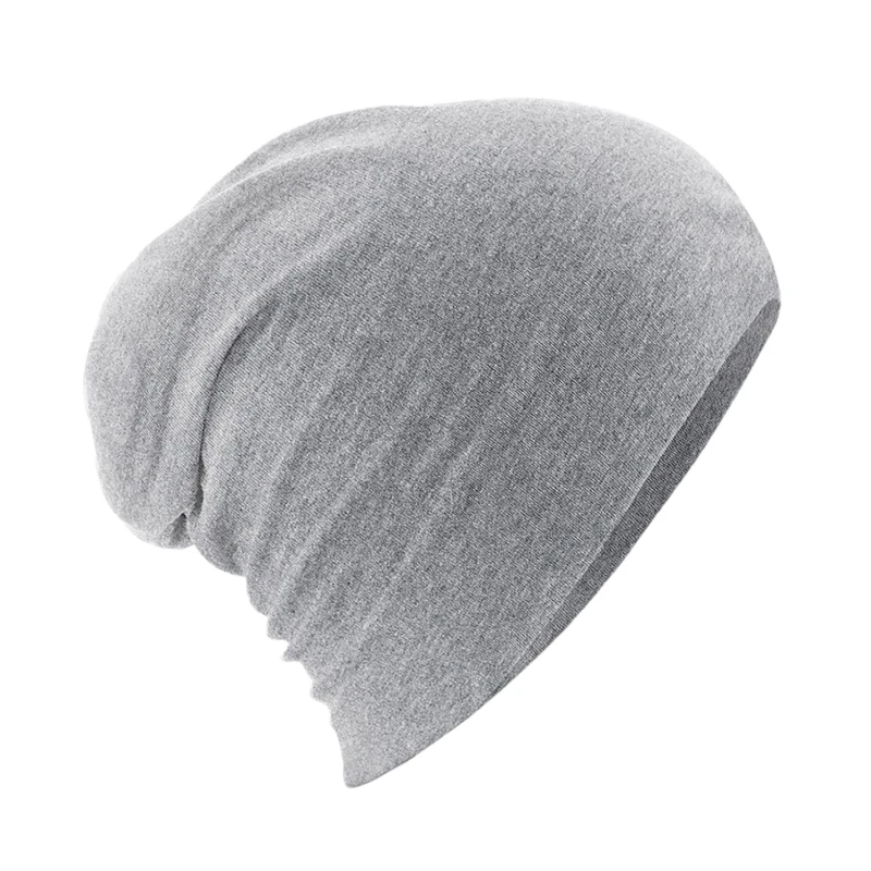 Image of Beechfield Beechfield Hemsedal Cotton Slouch Beanie in Grey Grey One Size Unisex 5057520834399