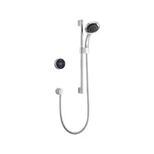 Image of Mira Platinum Rear Fed Chrome Effect Digital Pumped Mixer Shower