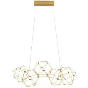 Image of Merano - Glendale Integrated LED Pendant Ceiling Light Copper Metal LED 22W 1822Lm 3000K