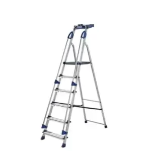 Image of Slingsby Platform Stepladder, 6 Treads, EN-131 Professional