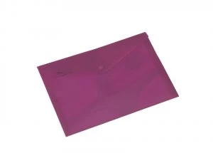 Image of Rexel Polypropylene Carry Wallet A4 Red 16129RD (PK5)