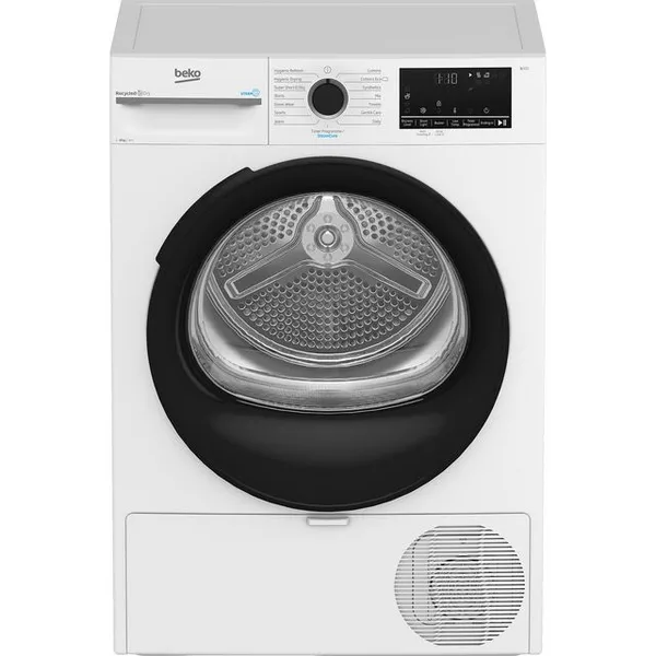 Image of Beko SteamCure BM3T3833W 8KG Heat Pump Tumble Dryer