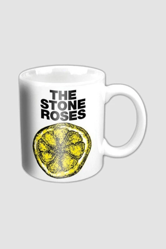 Image of Stone Roses Lemon Band Logo Giant 32oz Boxed Mug White unisex