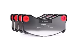 Image of TEXTAR Brake pad set prepared for wear indicator 2500701 Brake pads,Brake pad set, disc brake VW,AUDI,PORSCHE,Touareg (7P5, 7P6),e-tron GT Limousine