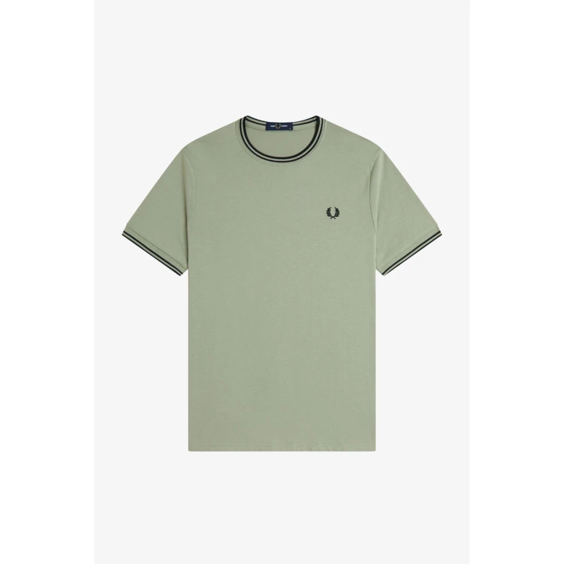 Image of Fred Perry Twin Tipped T-Shirt Seagrass S23 male S