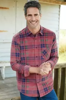 Image of Long Sleeve Check Cord Shirt