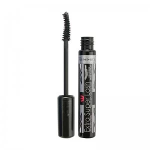 Image of Rimmel Extra Super Lash Mascara Curved Brush Black 12ml