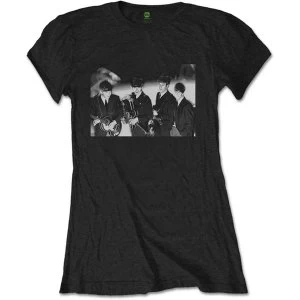 Image of The Beatles - Smiles Photo Womens Medium T-Shirt - Black